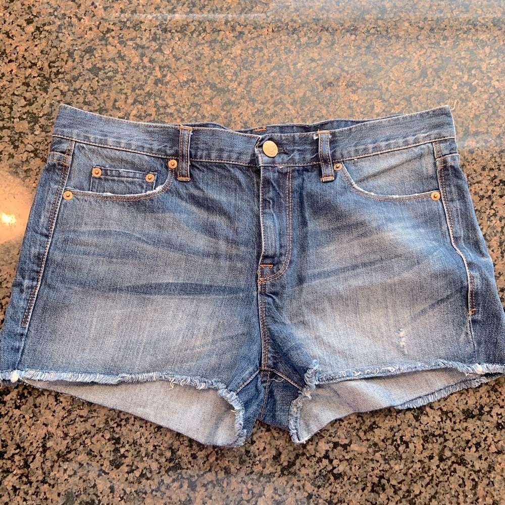 WORN ONCE J. Crew Denim Cutoffs